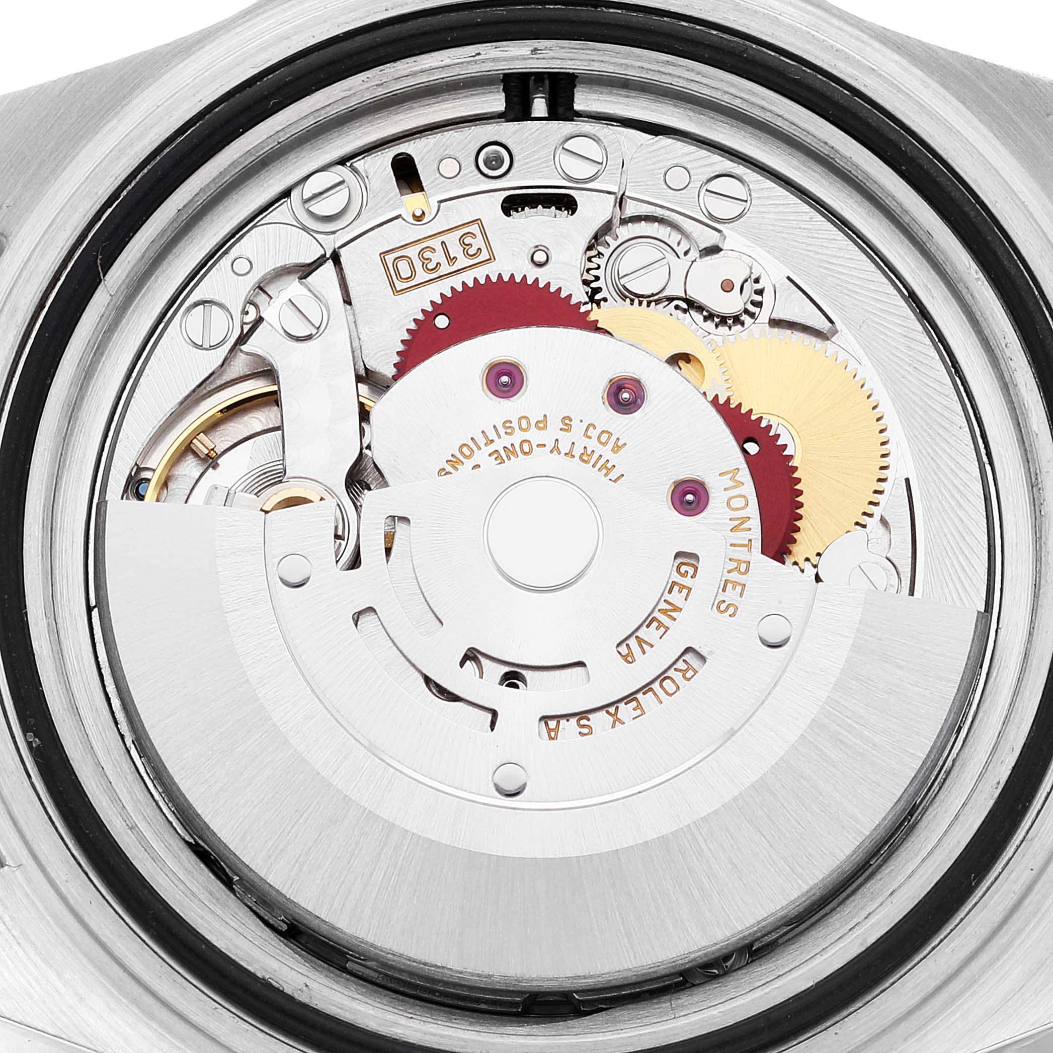 This image shows the internal movement mechanism of the Rolex Submariner 14060 Men
s Stainless Steel Black Dial 14060 Men
s Stainless Steel Black Dial watch.