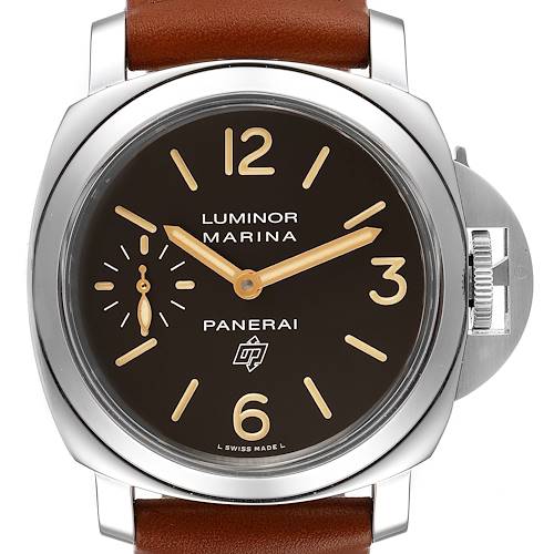 Photo of Panerai Luminor Acciaio Logo Tropical Brown Dial 44mm Watch PAM00632