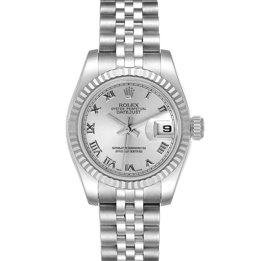 Rolex Datejust Steel White Gold Silver Dial Ladies Watch 179174 Box Card SwissWatchExpo