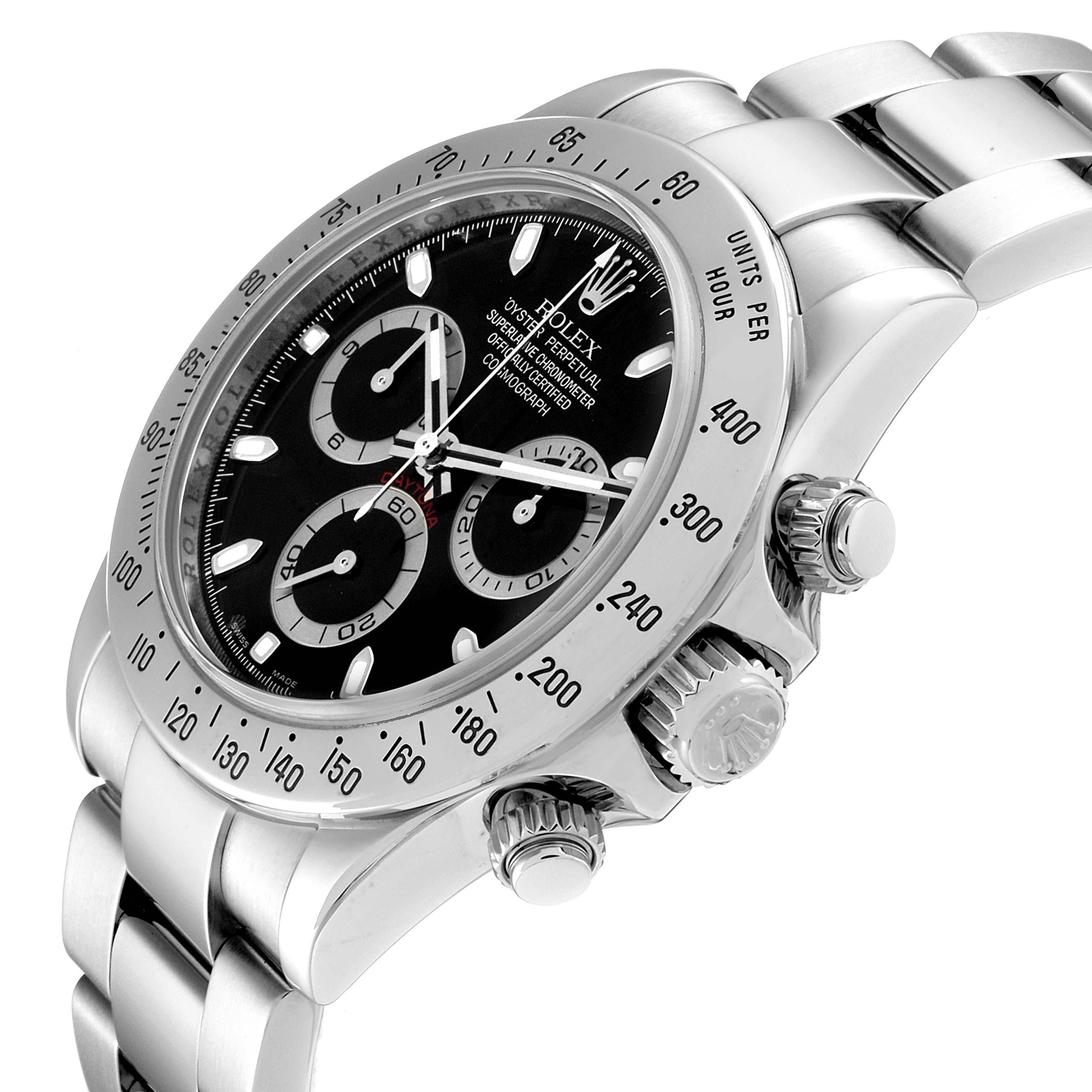 rolex daytona chronograph black
