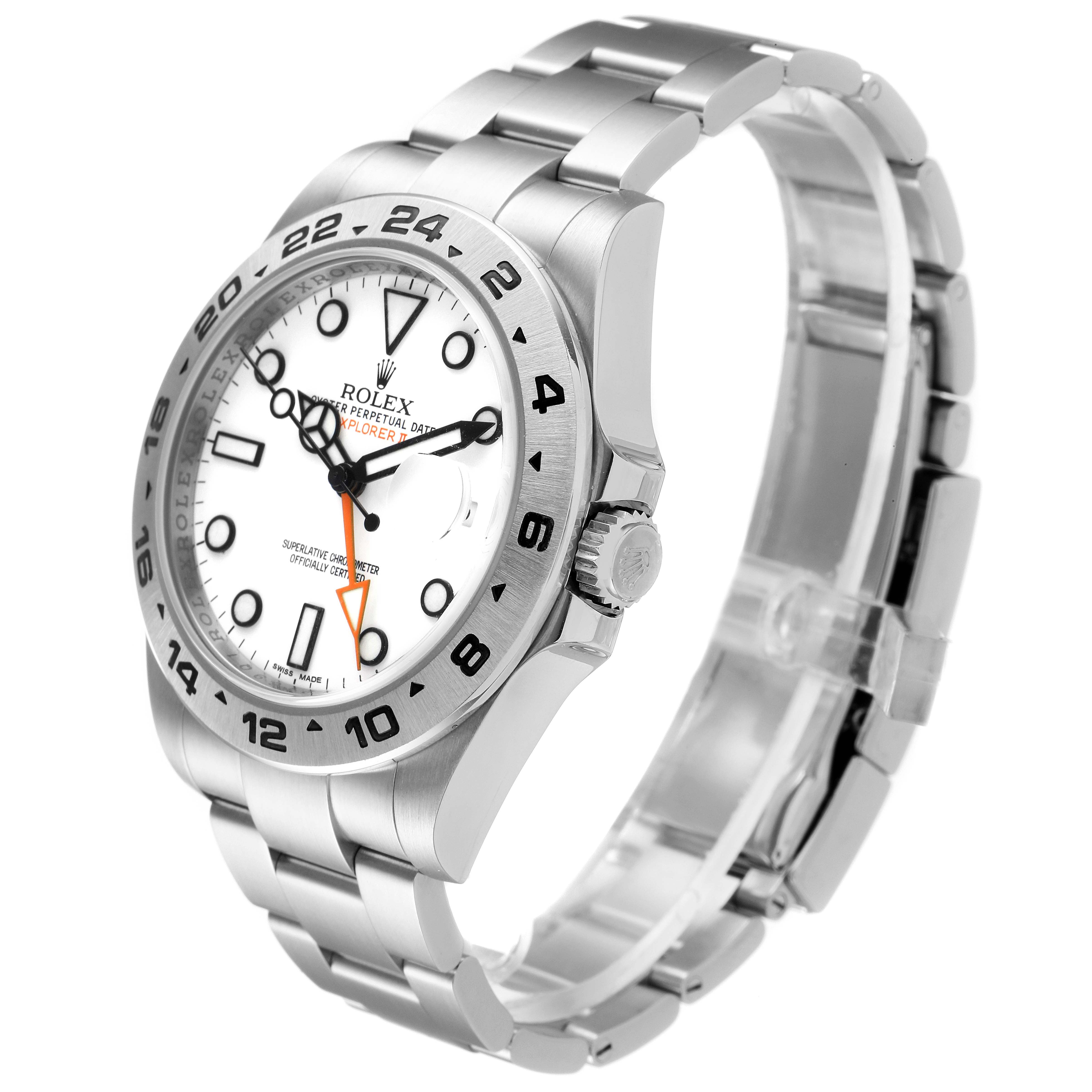 The image shows a Rolex Explorer 216570 Men's Stainless Steel White Dial 216570 Men's Stainless Steel White Dial watch at a 3/4 angle, highlighting the bezel, dial, crown, and bracelet.