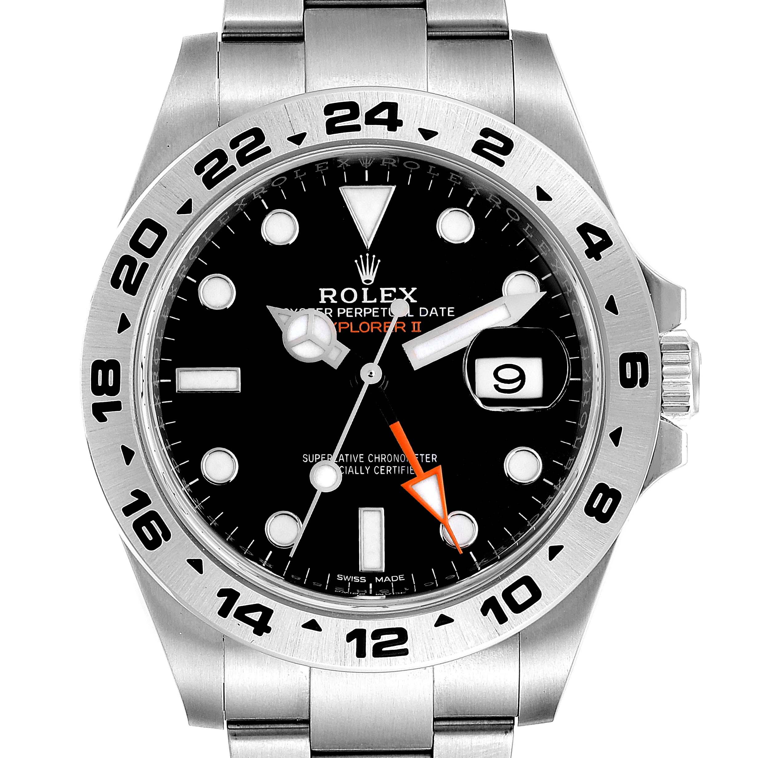 The image shows a Rolex Explorer 216570 Men
s Stainless Steel Black Dial 216570 Men
s Stainless Steel Black Dial watch, frontal angle, highlighting the dial, bezel, hands, and bracelet.