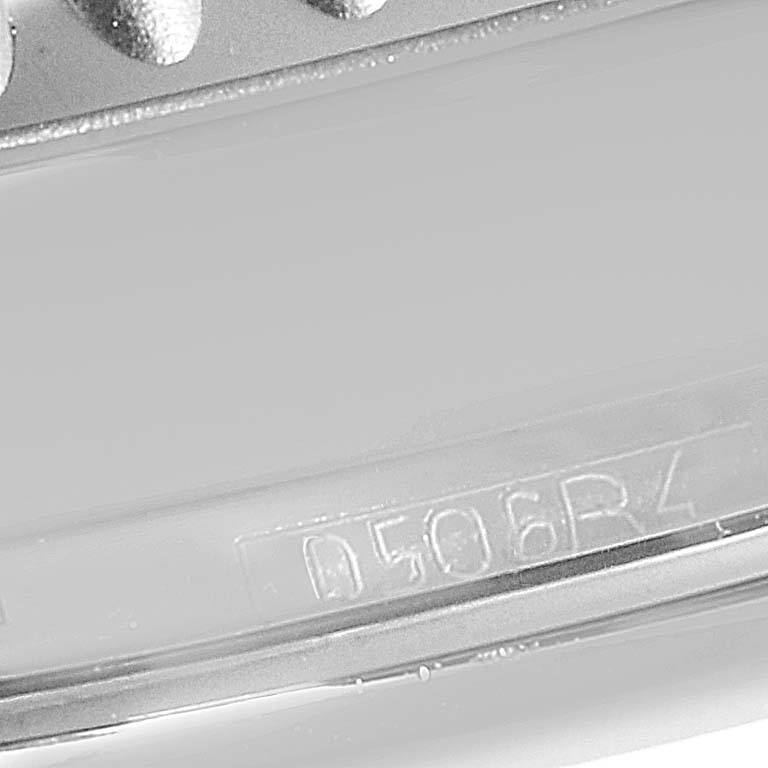 This image shows a close-up angle of the side casing and serial number of a Breitling Navitimer A41330 Men
s Stainless Steel Black Dial A41330 Men
s Stainless Steel Black Dial watch.