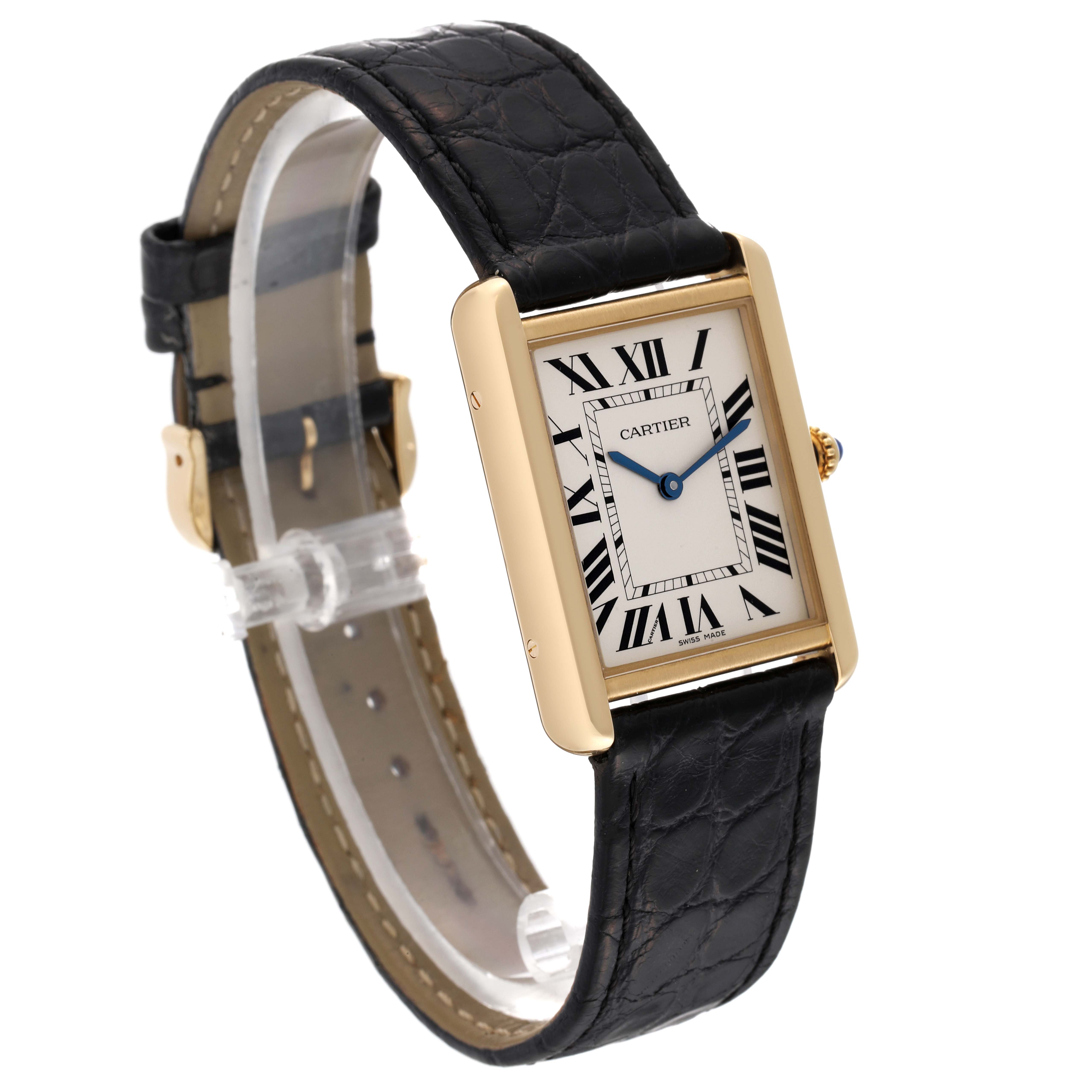 Cartier Tank Solo Yellow Gold W5200004 | Stock 62230 | SwissWatchExpo