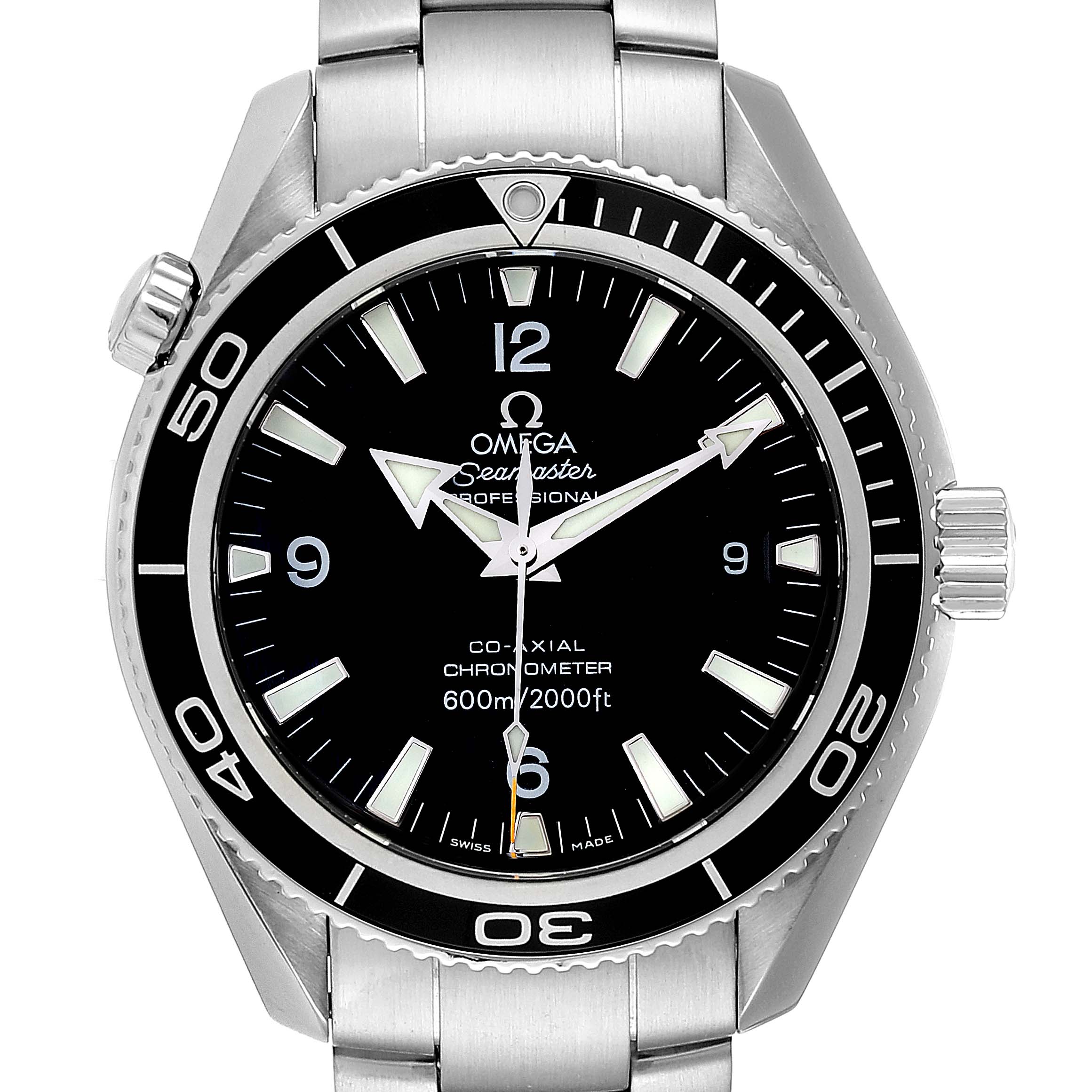 Omega Seamaster Planet Ocean 42 Co-Axial Mens Watch 2201.50.00 Box Card ...