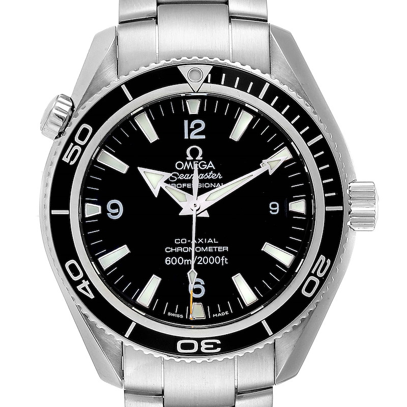 Omega Seamaster Planet Ocean 42 Co-Axial Mens Watch 2201.50.00 Box Card SwissWatchExpo