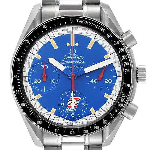 Photo of Omega Speedmaster Schumacher Blue Dial Automatic Mens Watch 3510.80.00
