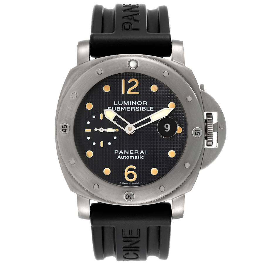 Panerai Luminor Submersible 44mm Titanium Mens Watch PAM00025