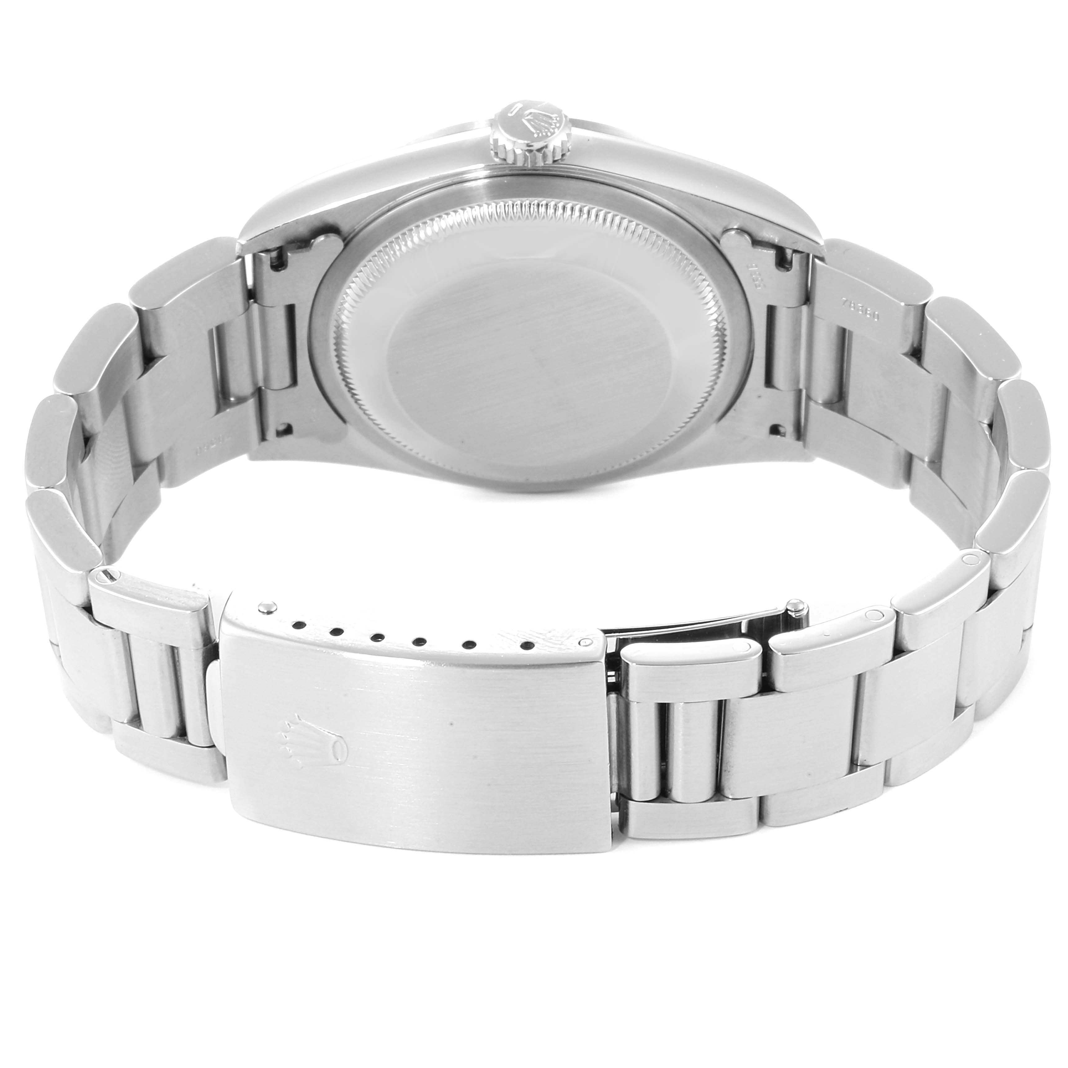 Rolex Datejust 36 Silver Dial Oyster Bracelet Steel Mens Watch 16200 ...