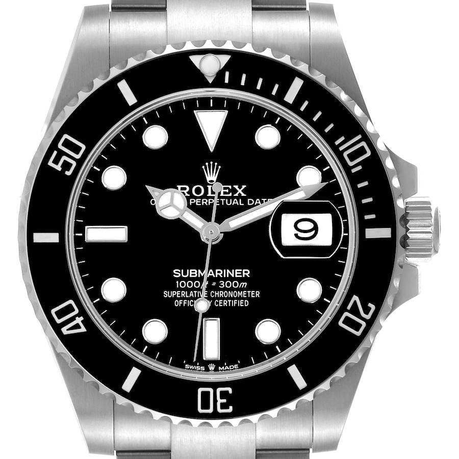 Rolex Submariner Black Dial Ceramic Bezel Steel Mens Watch 126610 Unworn SwissWatchExpo