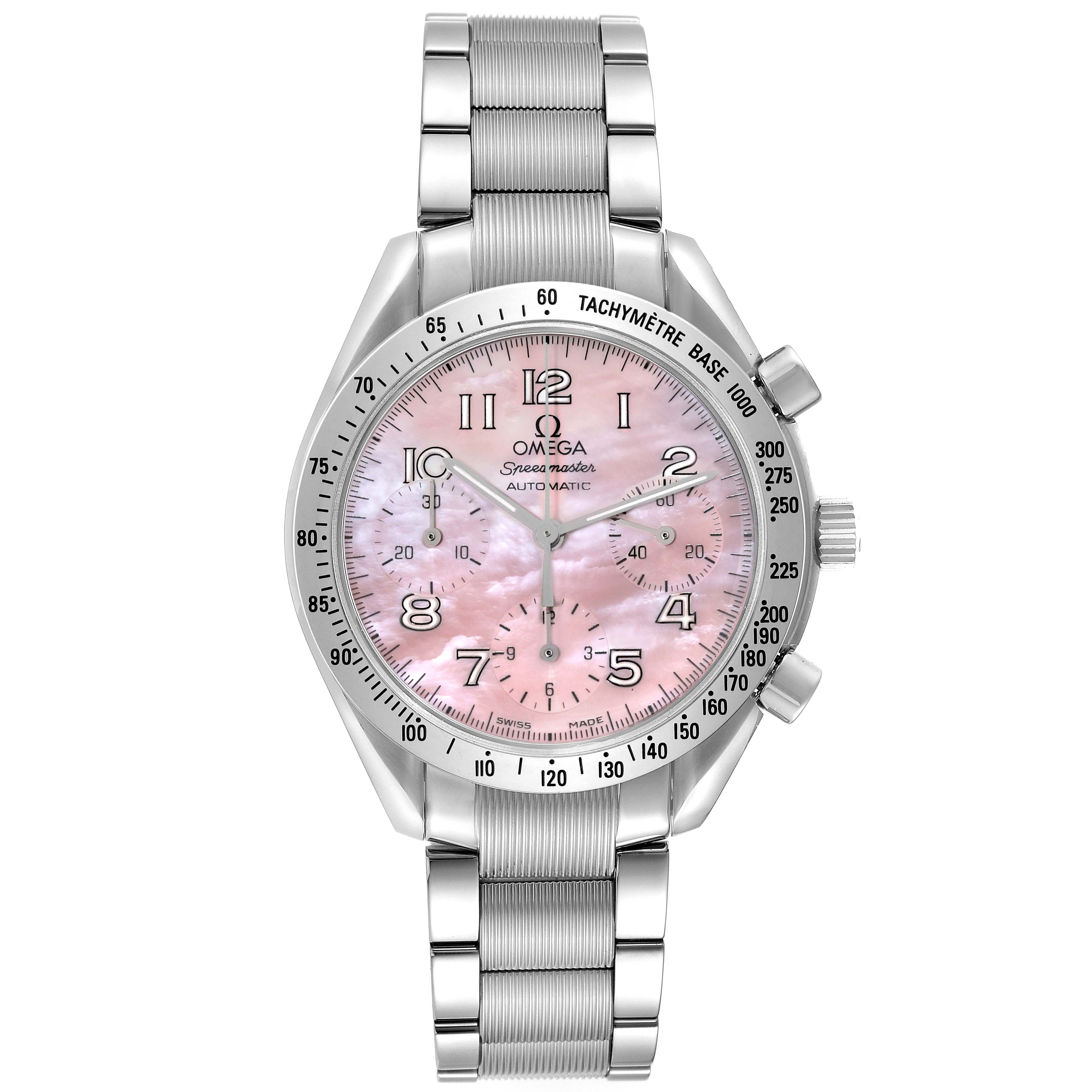 OMEGA Speedmaster Moonwatch ピンク/ホワイト NEW omega x swatch bioceramic moonswatch 11 type with box