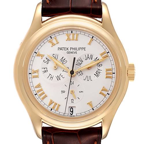 Photo of Patek Philippe Complications Annual Calendar Yellow Gold Mens Watch 5035