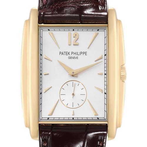 Photo of Patek Philippe Gondolo Small Seconds Yellow Gold Silver Dial Mens Watch 5124