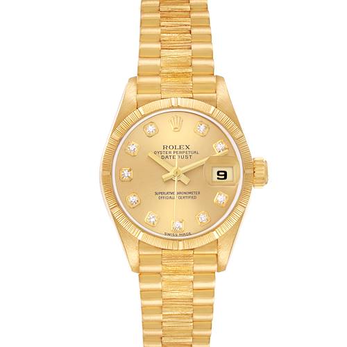 Photo of NOT FOR SALE Rolex President Datejust 26 Diamond Dial Yellow Gold Ladies Watch 79278 PARTIAL PAYMENT