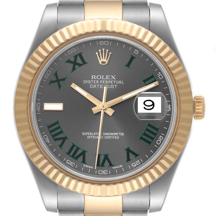 NOT FOR SALE Rolex Datejust 41 Steel Yellow Gold Wimbledon Dial Mens Watch 116333 PARTIAL PAYMENT SwissWatchExpo