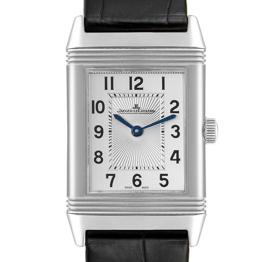 Jaeger LeCoultre Reverso Classic Silver Dial Mens Watch Q2548520 Card SwissWatchExpo
