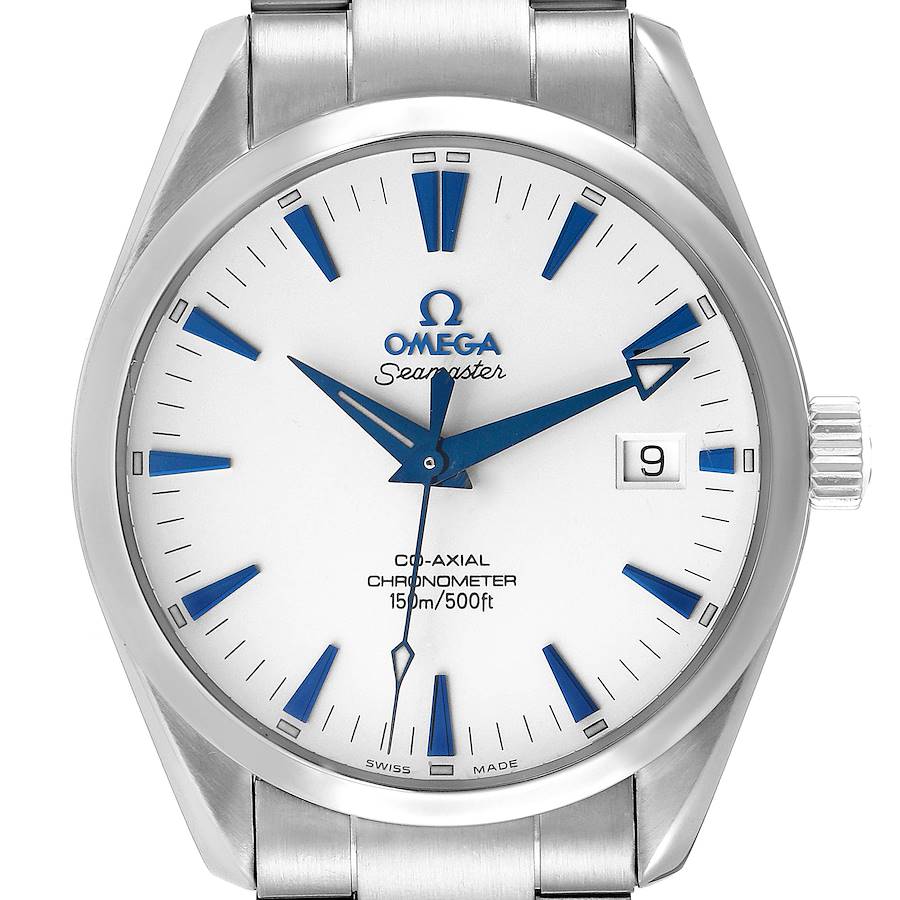 Omega Seamaster Aqua Terra Steel Silver Dial Mens Watch 2503.33.00 Box Card SwissWatchExpo