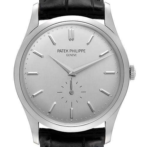 Photo of Patek Philippe Calatrava White Gold Mechanical Mens Watch 5196G