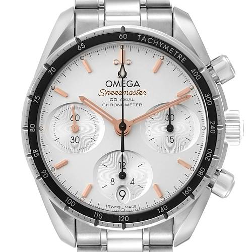 Photo of Omega Speedmaster 38 Co-Axial Chronograph Watch 324.30.38.50.02.001 Box Card