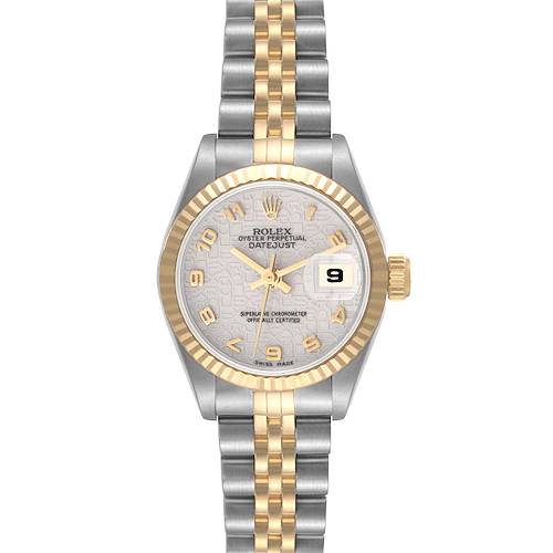 Photo of Rolex Datejust Steel Yellow Gold Anniversary Dial Ladies Watch 69173