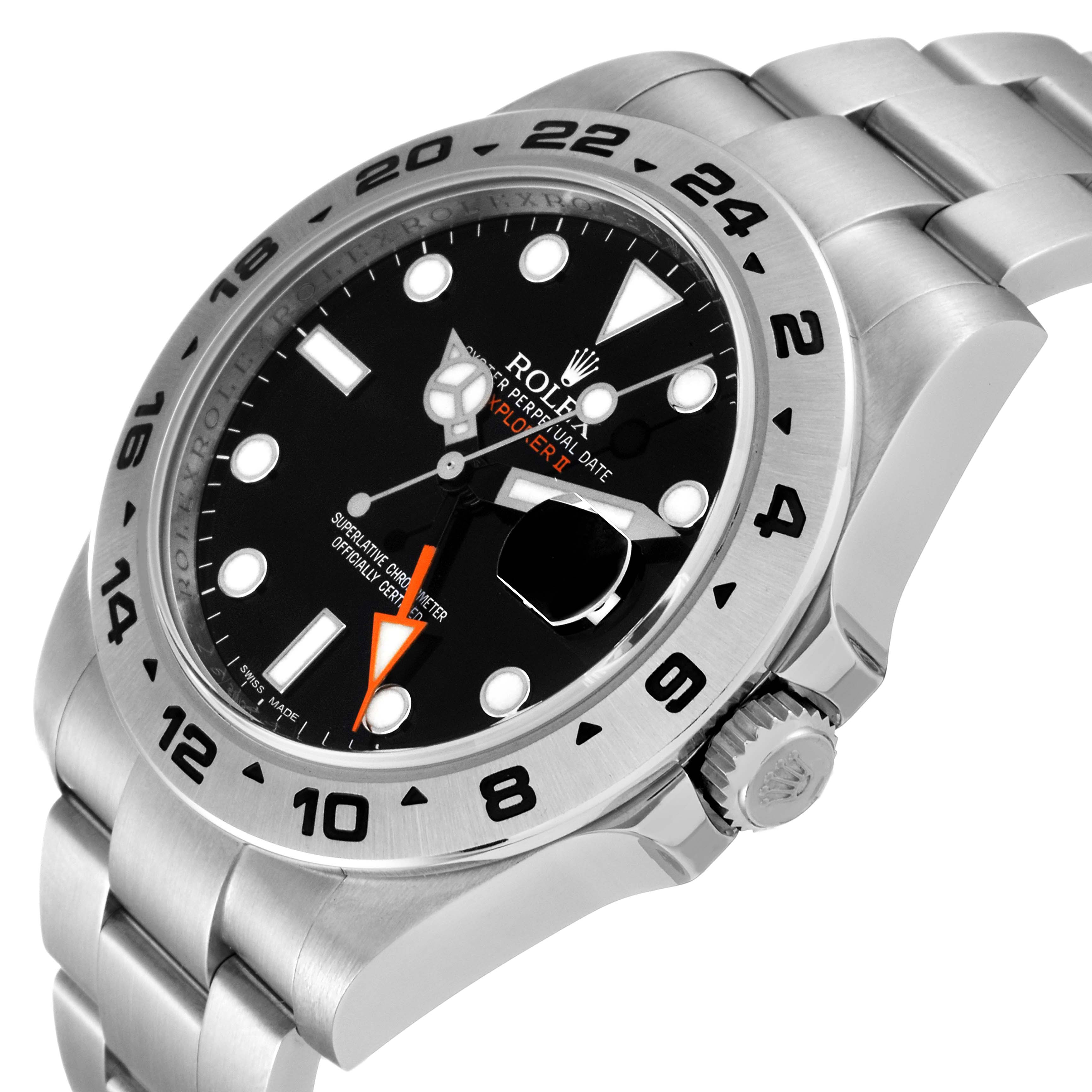 The image shows an angled view of a Rolex Explorer 216570 Men
s Stainless Steel Black Dial 216570 Men
s Stainless Steel Black Dial watch, focusing on the face, bezel, crown, and part of the bracelet.