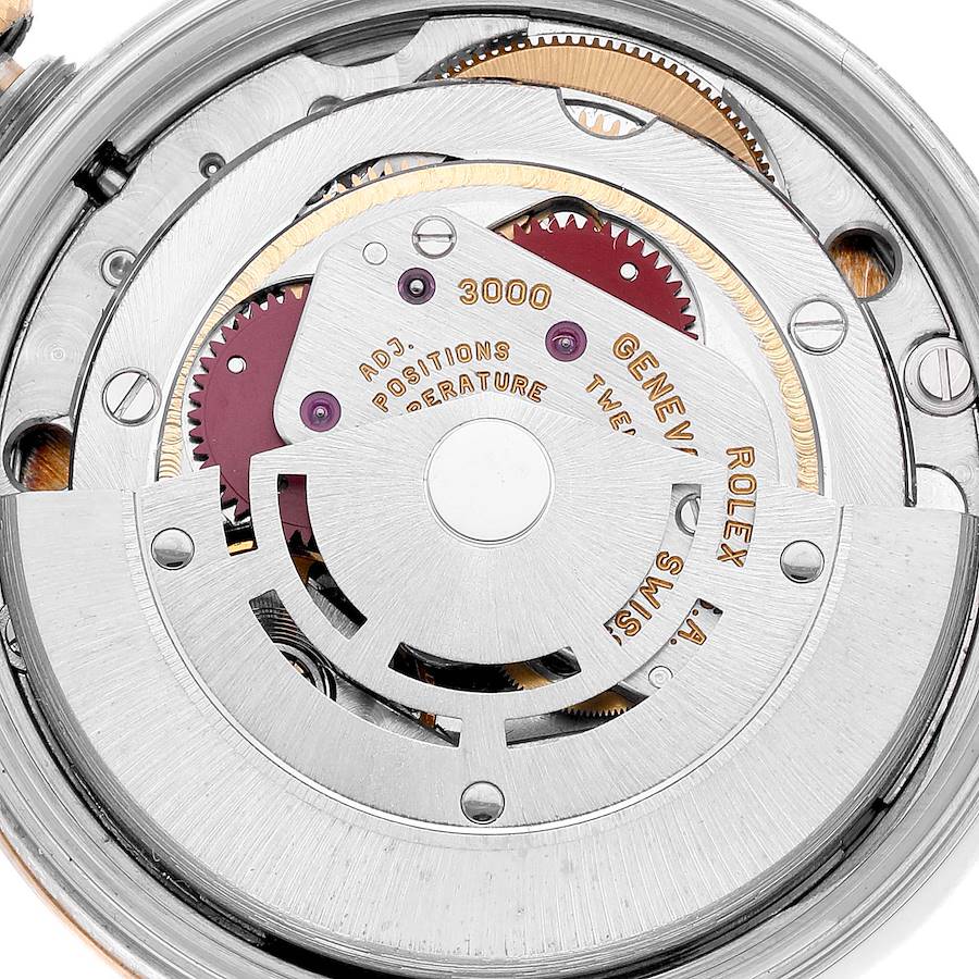 Rolex Oyster Perpetual Fluted Bezel Steel Yellow Gold Mens Watch 14233