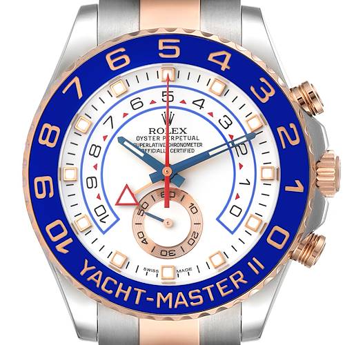 Photo of NOT FOR SALE Rolex Yachtmaster II Steel Rose Gold Mens Watch 116681 Box Card PARTIAL PAYMENT