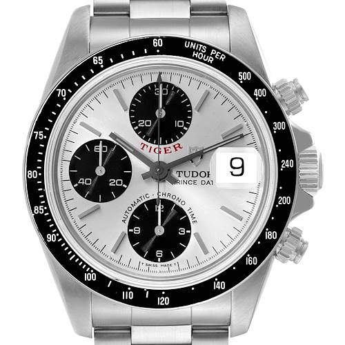 Photo of Tudor Prince Chronograph Silver Dial Steel Mens Watch 79260