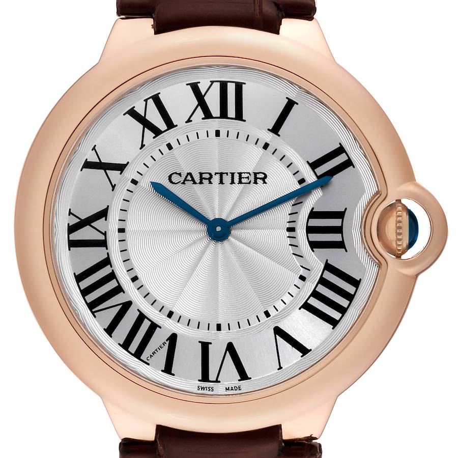 NOT FOR SALE Cartier Ballon Bleu Rose Gold Mens Watch W6920083 Partial Payment SwissWatchExpo