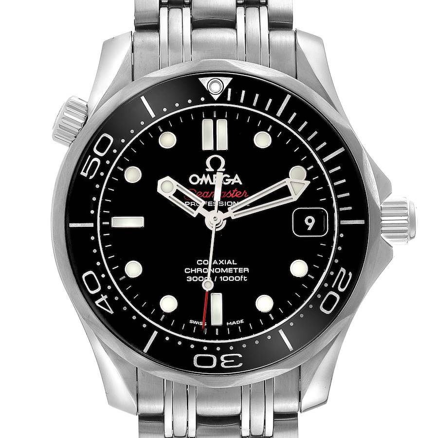 Omega Seamaster 300M Midsize Steel Mens Watch 212.30.36.20.01.002 Box Card SwissWatchExpo