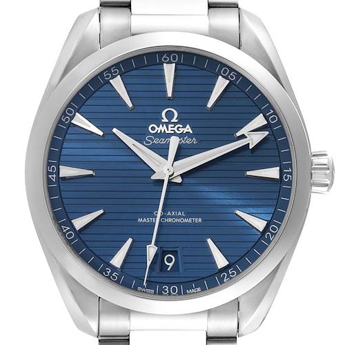 Photo of Omega Seamaster Aqua Terra Blue Dial Steel Watch 220.10.41.21.03.004 Box Card