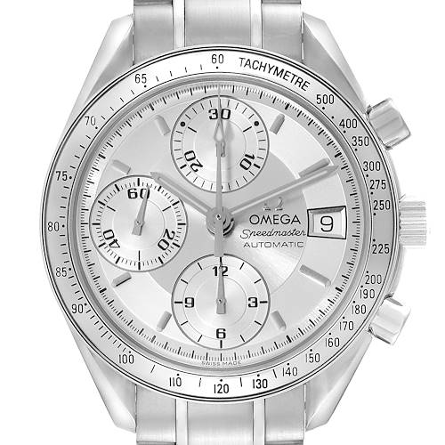 Photo of Omega Speedmaster Date Silver Dial Steel Mens Watch 3513.30.00 Card