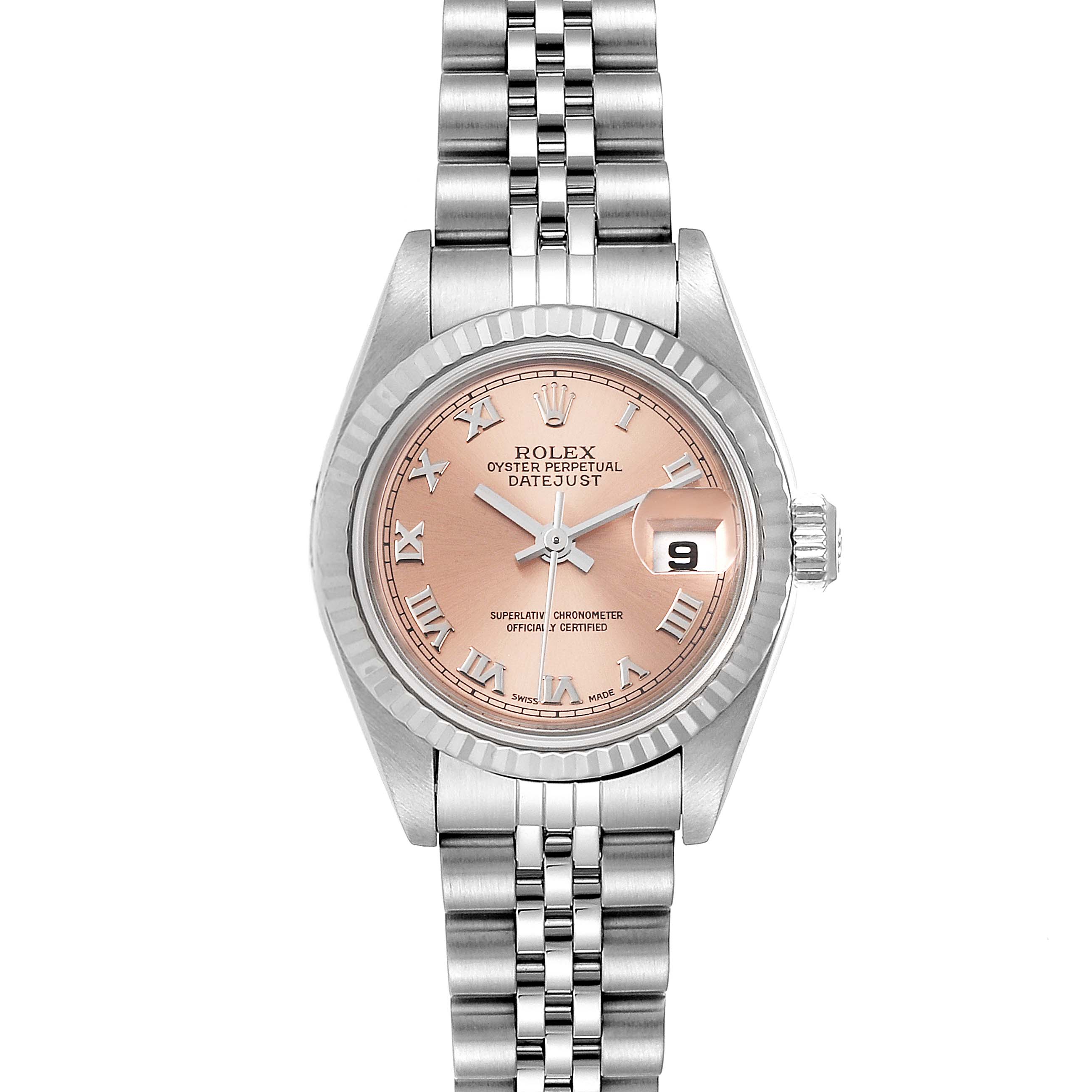rolex datejust salmon