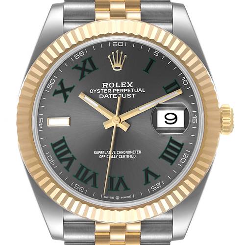 Photo of NOT FOR SALE Rolex Datejust 41 Steel Yellow Gold Wimbledon Dial Mens Watch 126333 Box Card PARTIAL PAYMENT