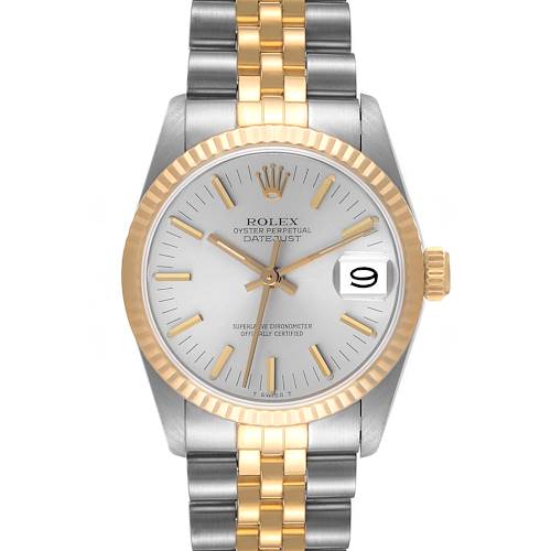 Photo of Rolex Datejust Midsize 31mm Steel Yellow Gold Ladies Watch 68273 Box Papers