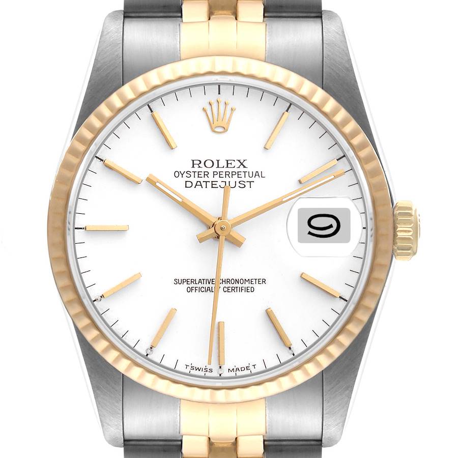 NOT FOR SALE Rolex Datejust Stainless Steel Yellow Gold Mens Watch 16233 Box PARTIAL PAYMENT SwissWatchExpo
