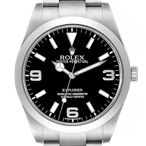 Photo of NOT FOR SALE Rolex Explorer I 39mm Black Dial Steel Mens Watch 214270 Box Card PARTIAL PAYMENT