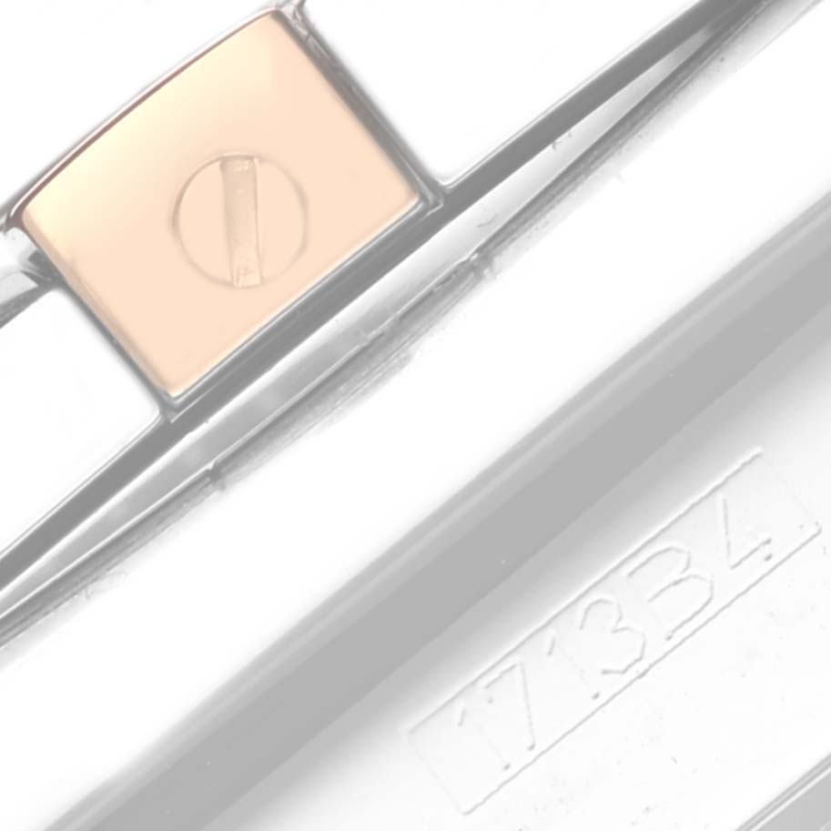 The image shows a close-up of a strap link and clasp screw on the Breitling Chronomat IB0110 Men's Stainless Steel Black Dial IB0110 Men's Stainless Steel Black Dial watch, with the model number "173B4" visible.