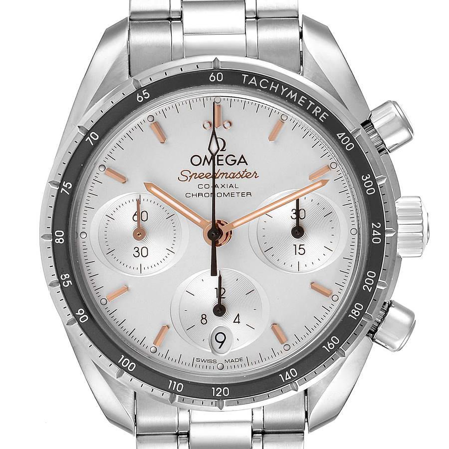 Omega Speedmaster 38 Co-Axial Chronograph Watch 324.30.38.50.02.001 Box Card SwissWatchExpo