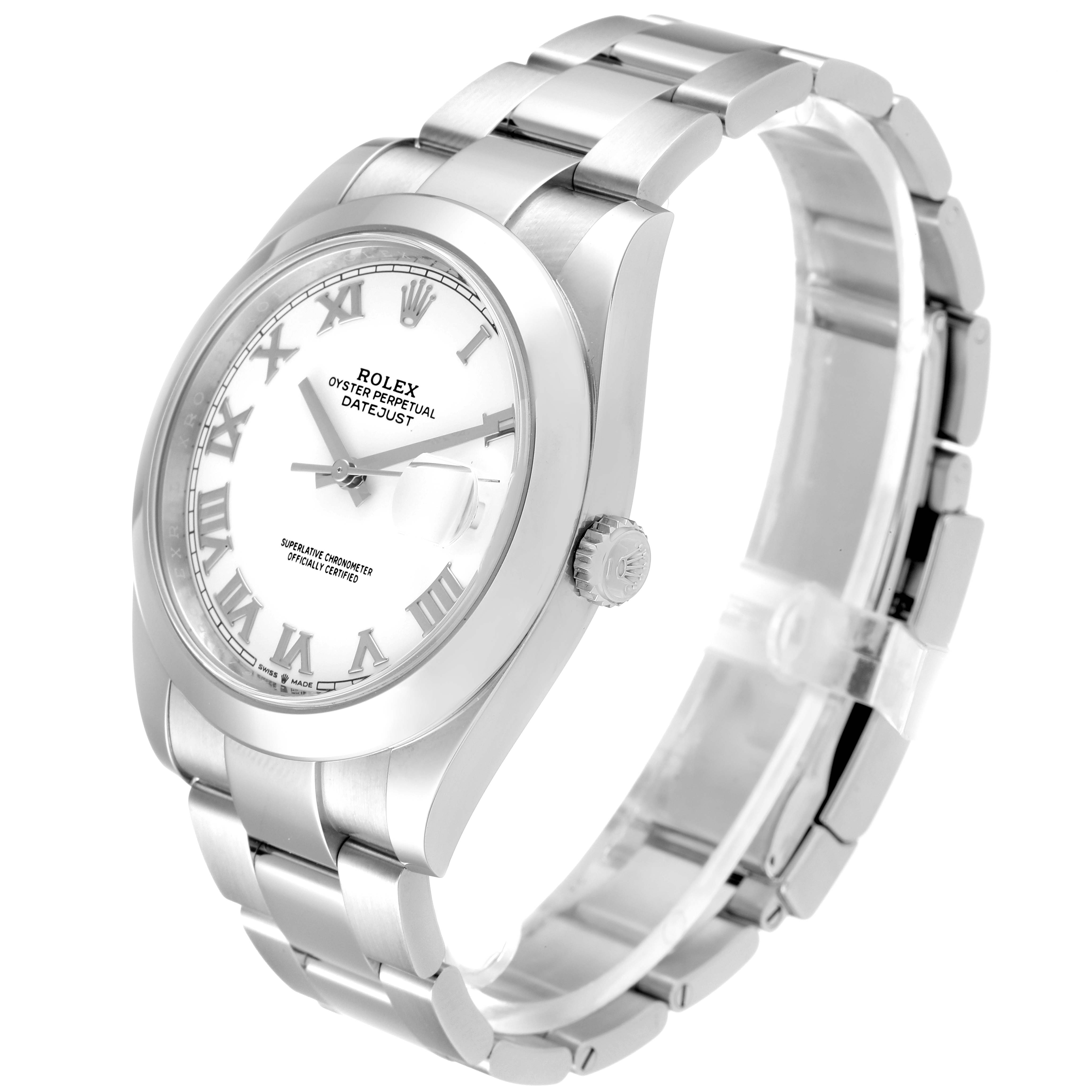 datejust 41 white dial