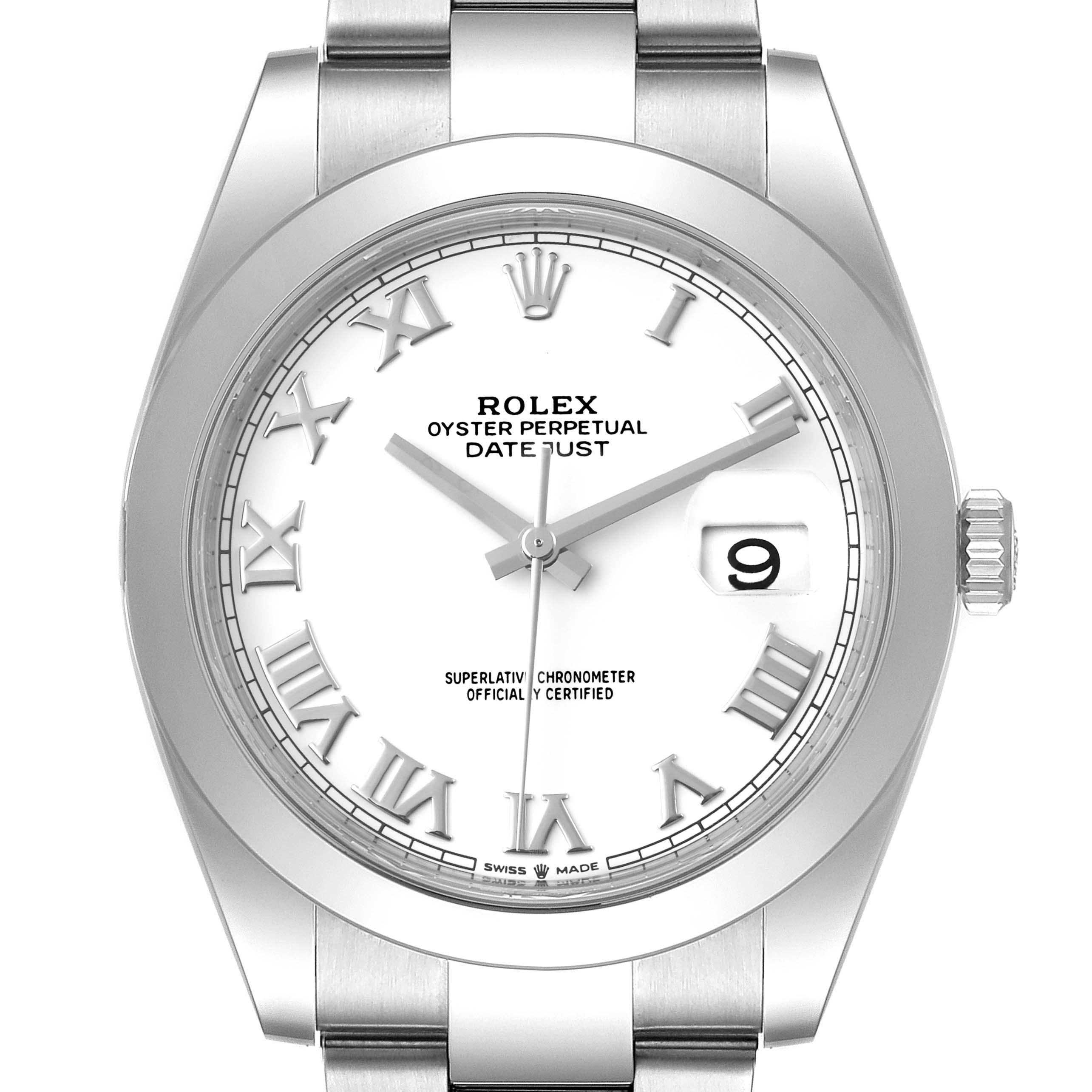 rolex mens watch white face