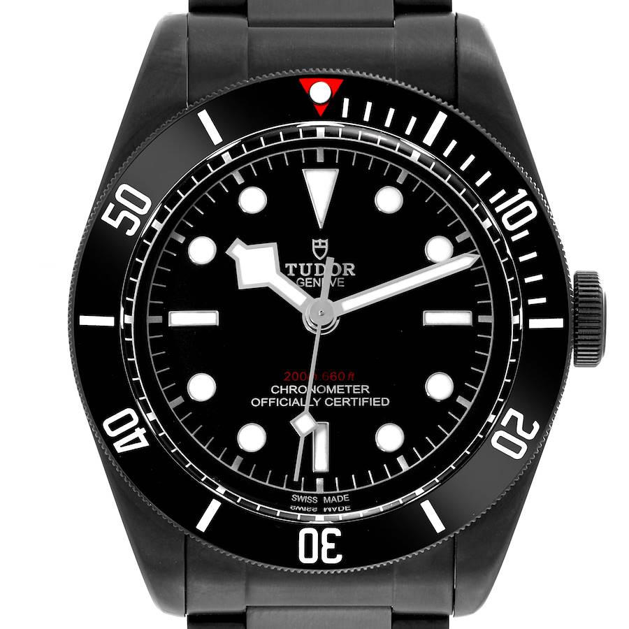 Tudor Heritage Black Bay Black PVD Steel Mens Watch 79230DK Box Card SwissWatchExpo