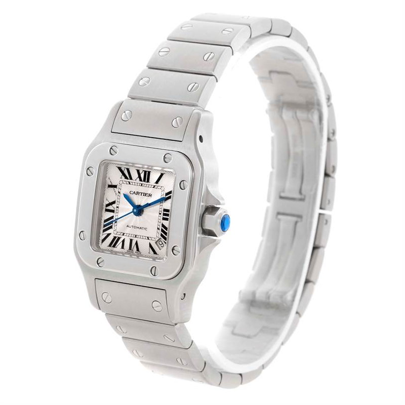 Cartier Santos Galbee Ladies Stainless Steel Automatic Watch W20054D6 SwissWatchExpo