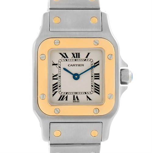 Photo of Cartier Santos Galbee Small Steel 18K Yellow Gold Watch W20012C4