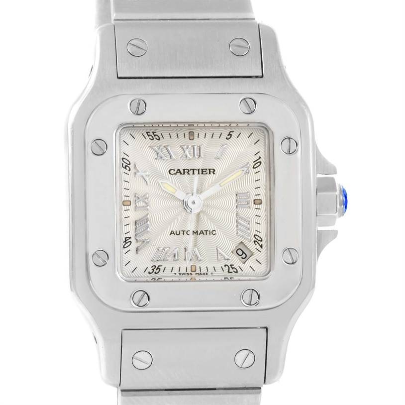 Cartier Santos Galbee Ladies Stainless Steel Automatic Watch W20044D6 ...