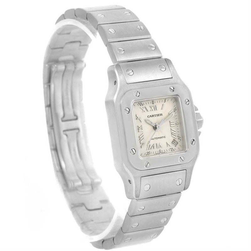 Cartier Santos Galbee Ladies Stainless Steel Automatic Watch W20044D6 SwissWatchExpo