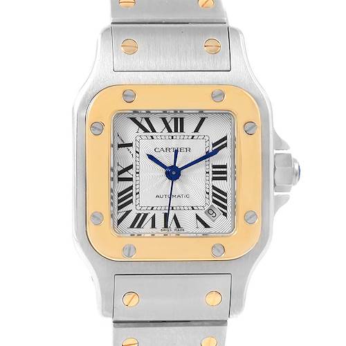Photo of Cartier Santos Galbee Steel Yellow Gold Automatic Ladies Watch W20057C4