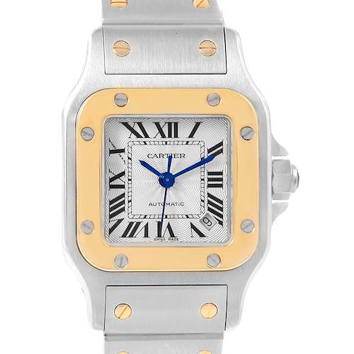 Photo of Cartier Santos Galbee Steel Yellow Gold Small Ladies Watch W20057C4
