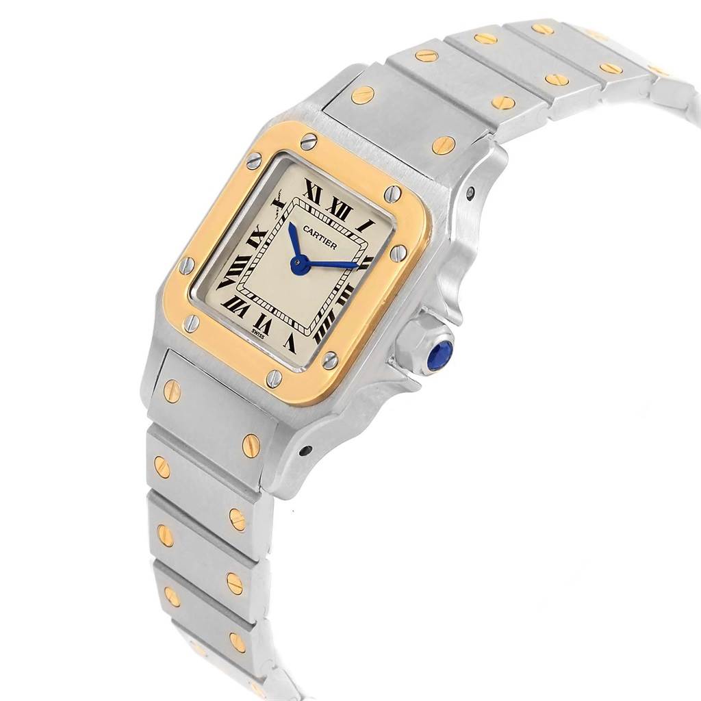 Cartier Santos Galbee Steel Yellow Gold Womens Watch 1567 | SwissWatchExpo