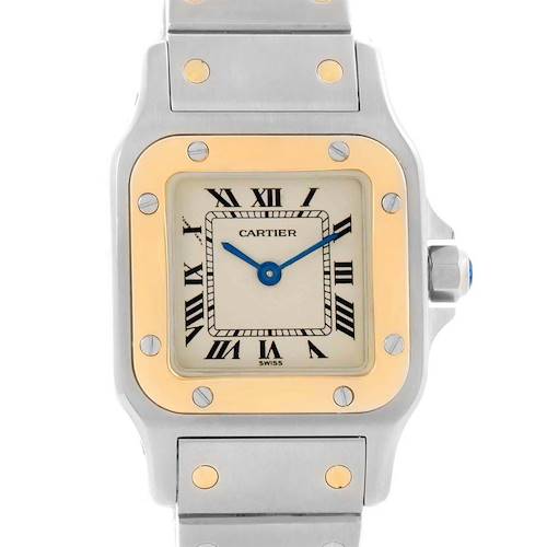 Photo of Cartier Santos Galbee Ladies Steel Yellow Gold Quartz Watch W20012C4